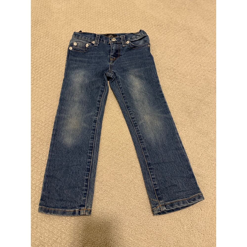 True Religion GENO Relaxed Slim Jeans Kids Size 5 Blue Denim Casual Streetwear